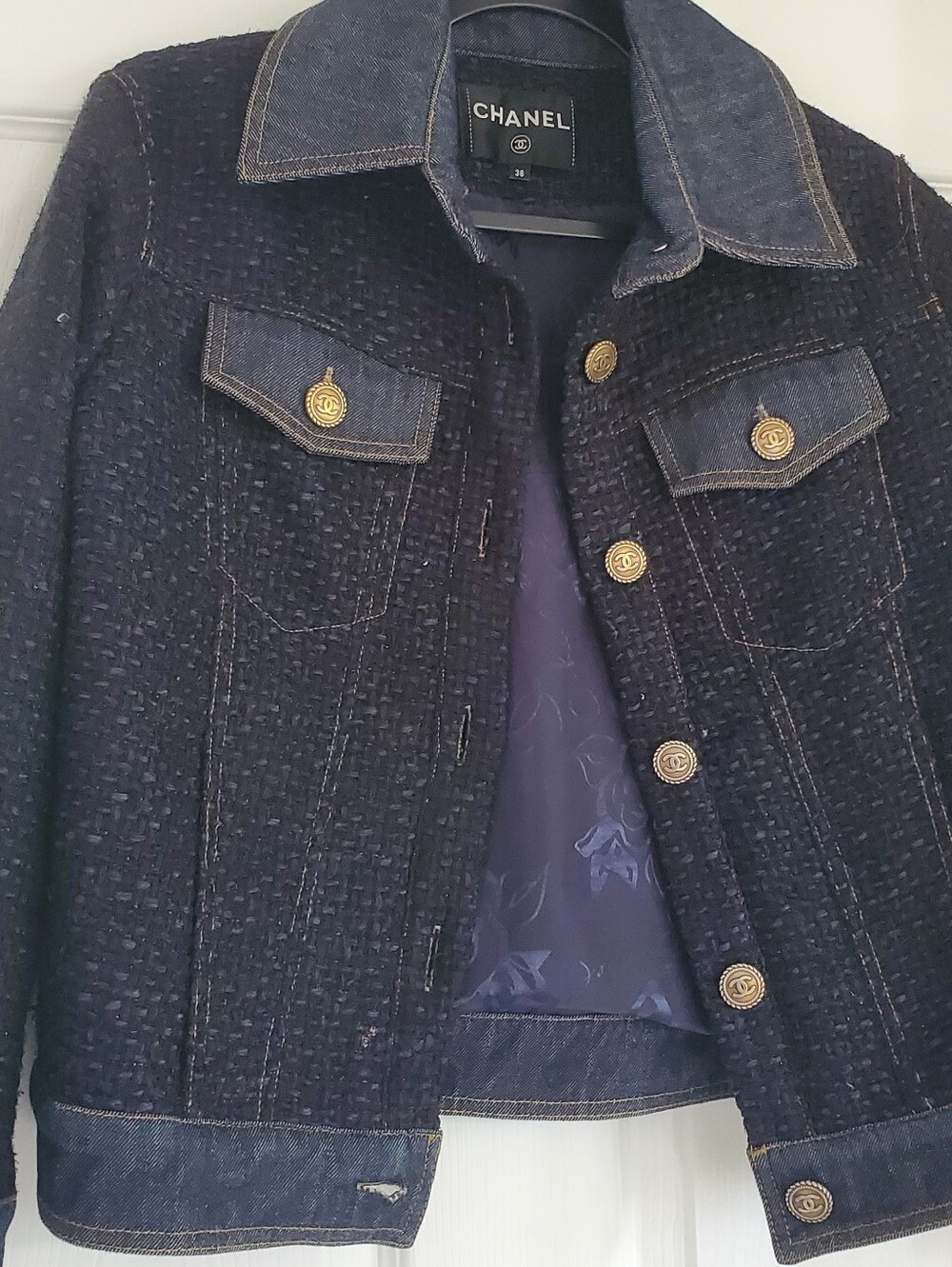 Chanel Denim Tweed Jacket - Picture 7 of 7